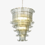 Aurora Chandelier Cascade Murano Glass Tiered Vintage