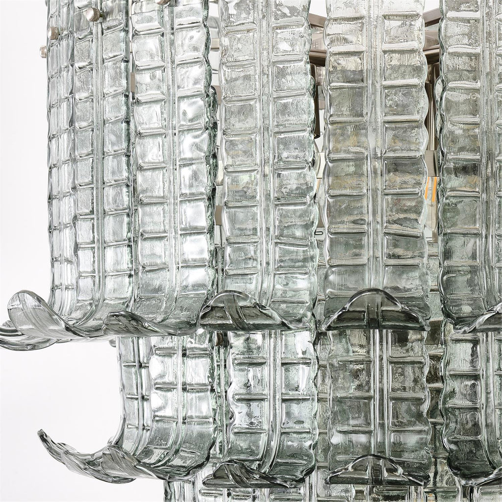 Aurora Chandelier Cascade Murano Glass Tiered Vintage