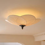 Evola Petal-Inspired Flush Mount Ceiling Light