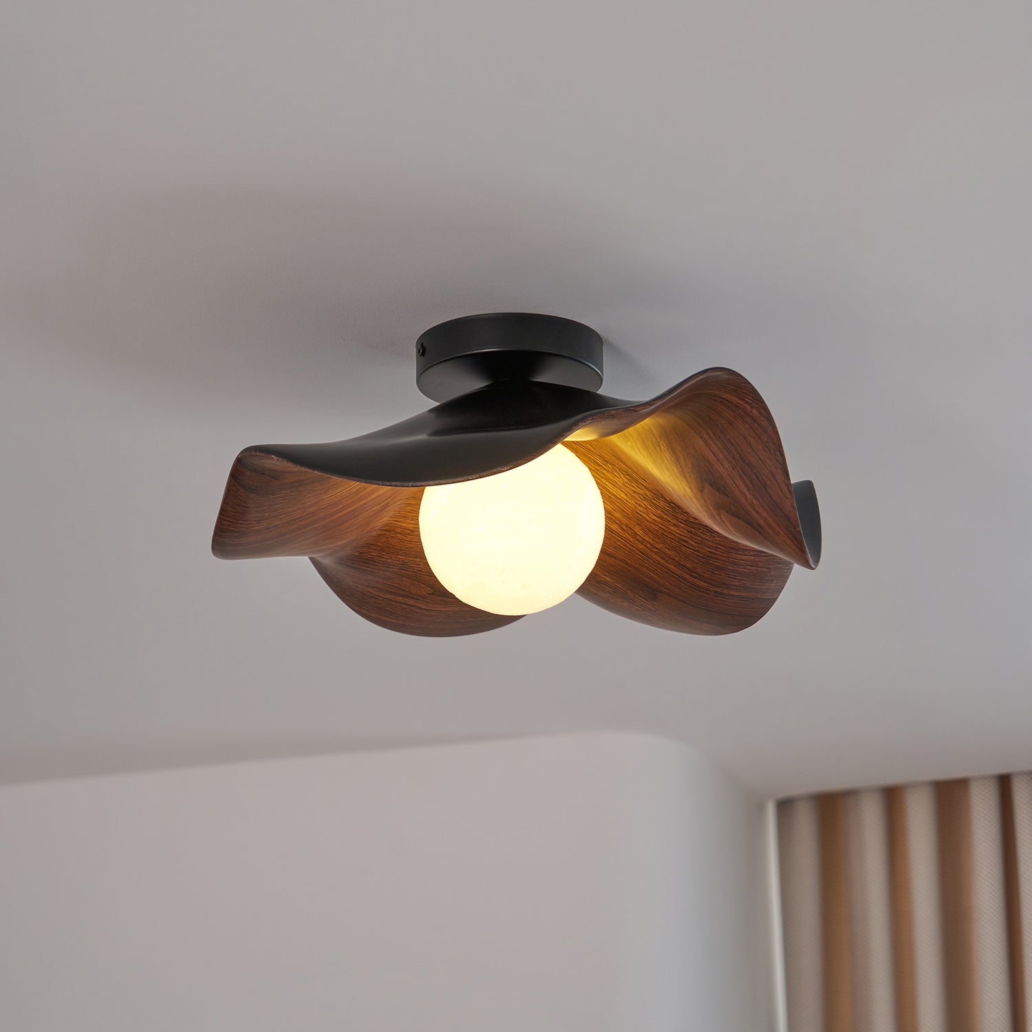 Muto Ceiling Light Wood Black&White - image 7