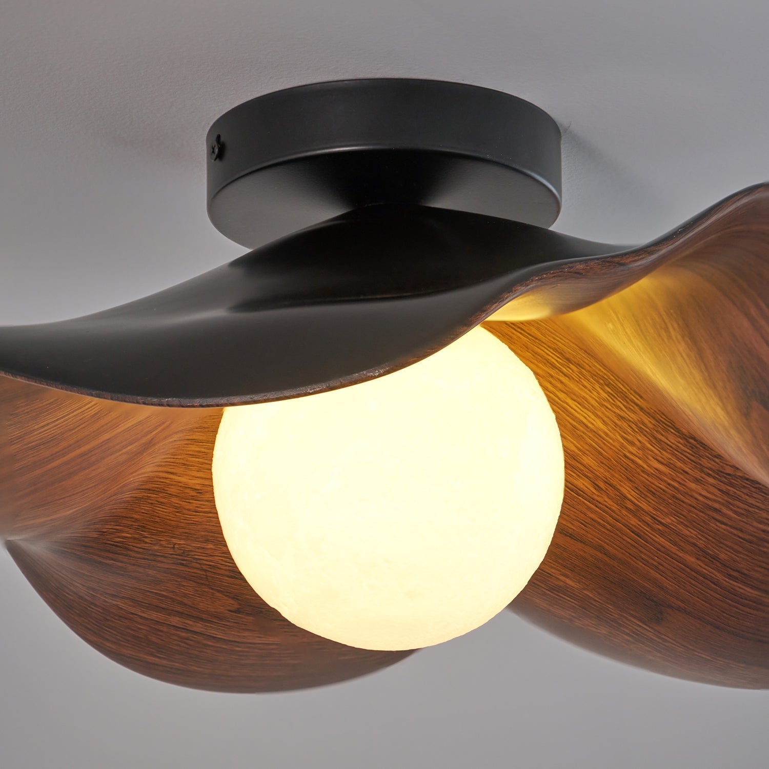 Muto Ceiling Light Wood Black&White - image 30