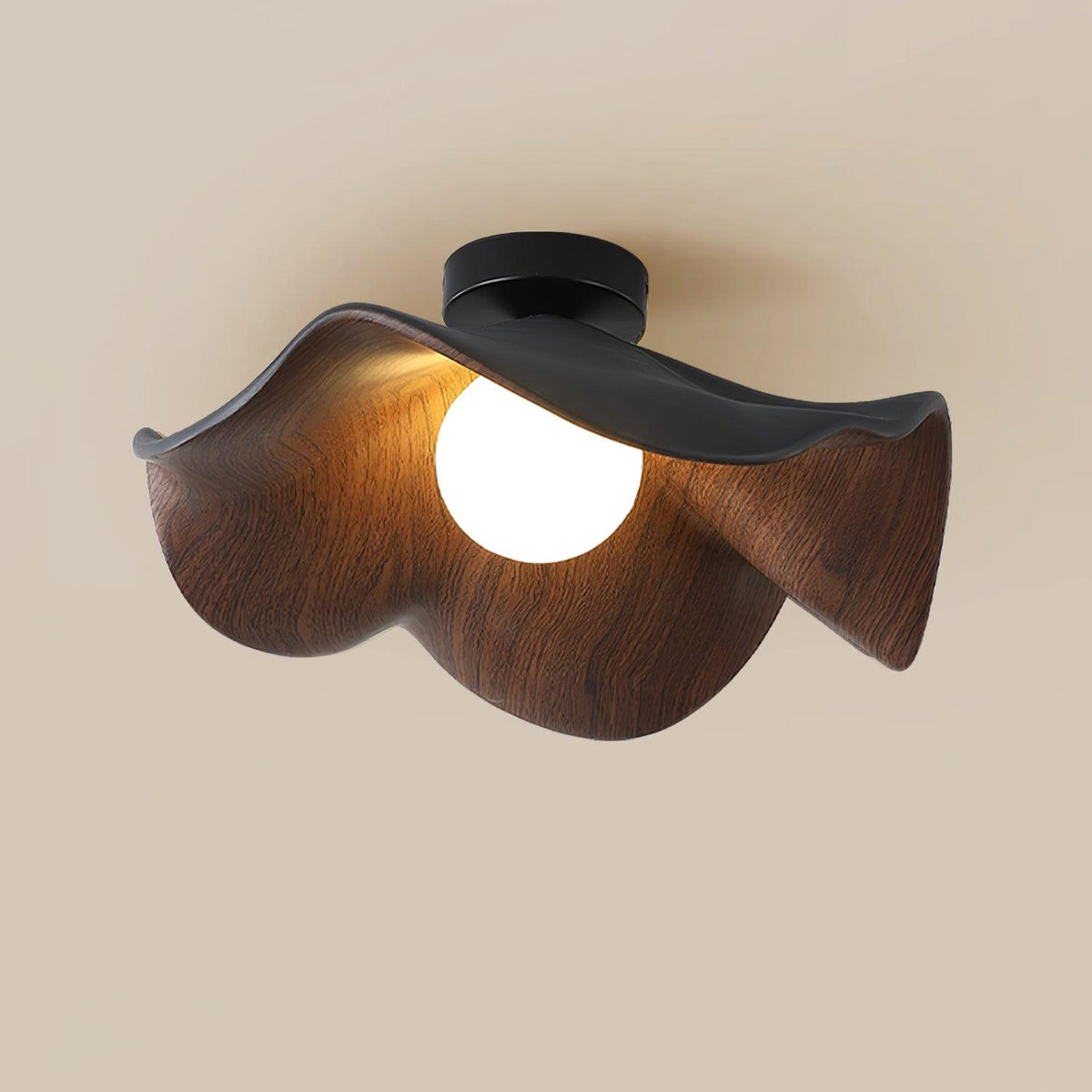 Muto Ceiling Light Wood Black&White - image 17