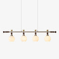 Otheia Elegance Vintage Linear Wood Pendant Lamp