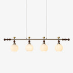 Otheia Elegance Vintage Linear Wood Pendant Lamp