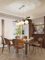 Otheia Elegance Vintage Linear Wood Pendant Lamp