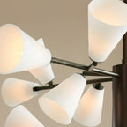 Cassius Modern Glass & Metal Chandelier