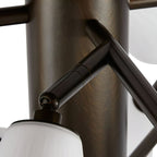 Cassius Modern Glass & Metal Chandelier