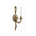 Juno Vintage Industrial Brass Sconce Wall Lamp