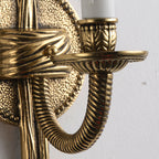 Juno Vintage Industrial Brass Sconce Wall Lamp