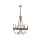 Rise Vintage Traditional Wooden Chandelier