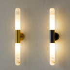 Evtalos Cylinder Alabaster Wall Light