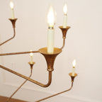 Wisp Grande Vintage Industrial Bronze Chandelier - image 10