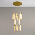 Aurelia  Alabaster Chandelier Staircase