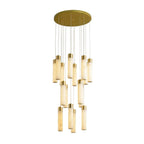 Aurelia  Alabaster Chandelier Staircase