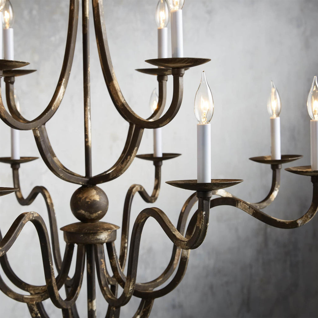 Bolt Vintage Industrial Luxury Bronze Chandelier