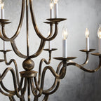 Bolt Vintage Industrial Luxury Bronze Chandelier