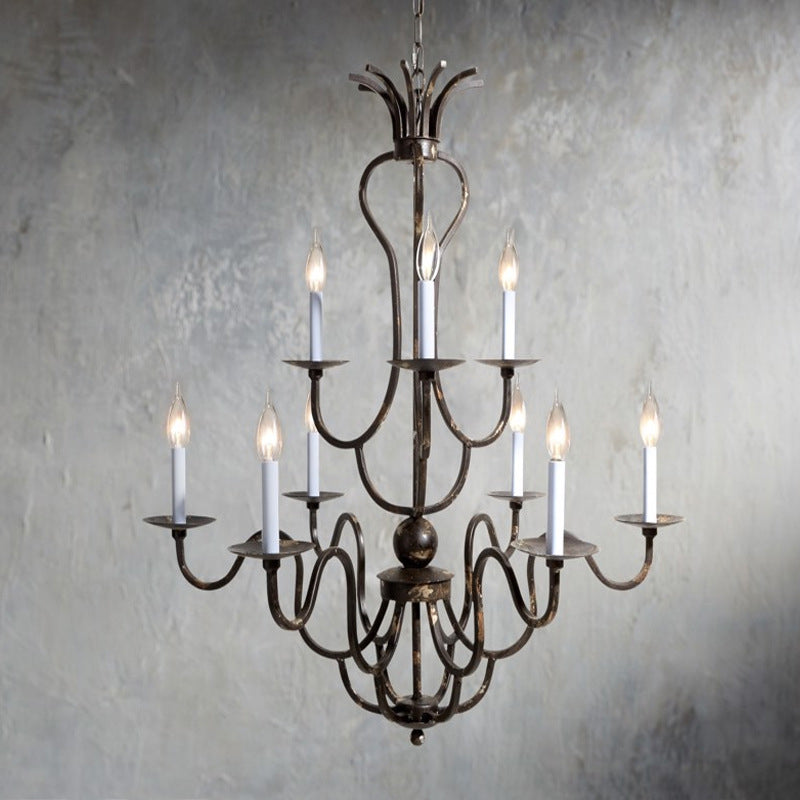 Bolt Vintage Industrial Luxury Bronze Chandelier