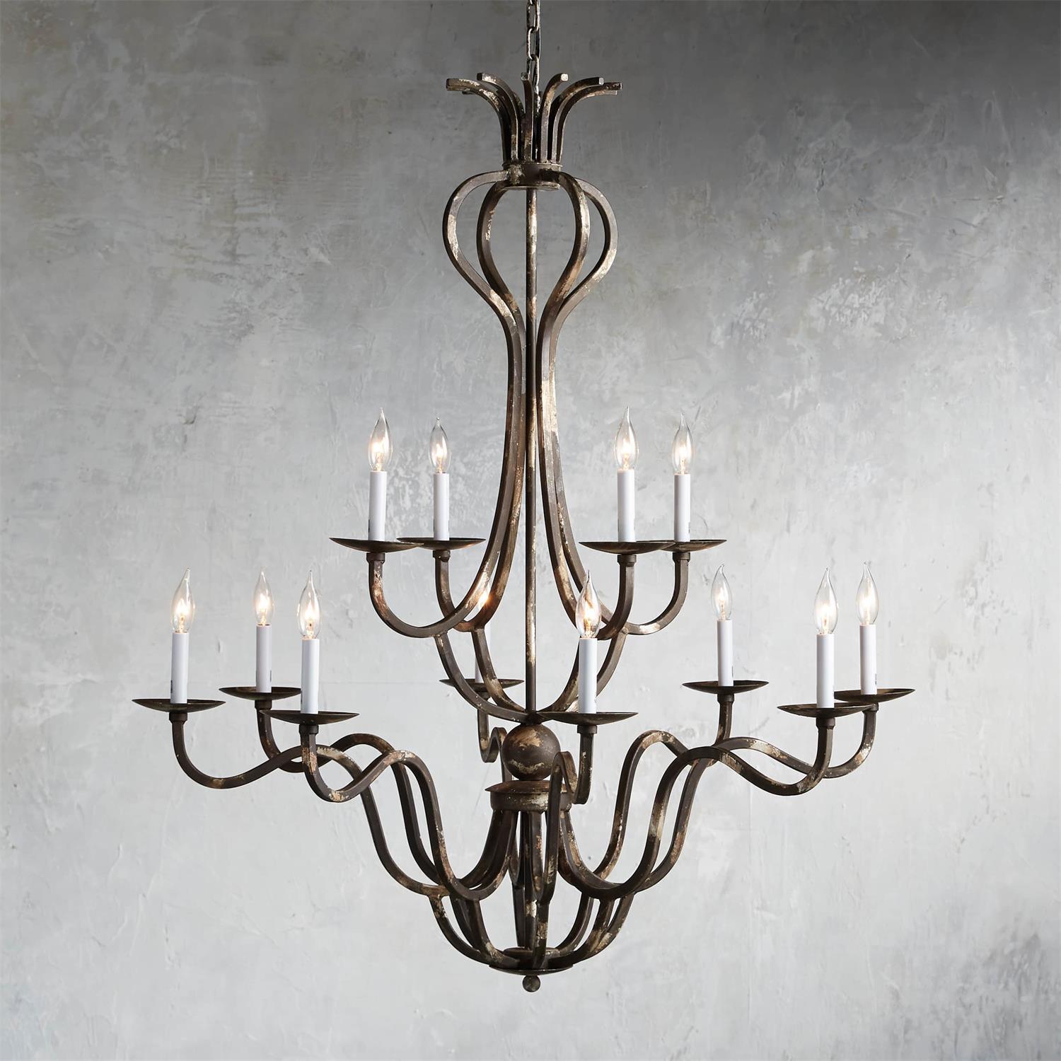 Bolt Vintage Industrial Luxury Bronze Chandelier