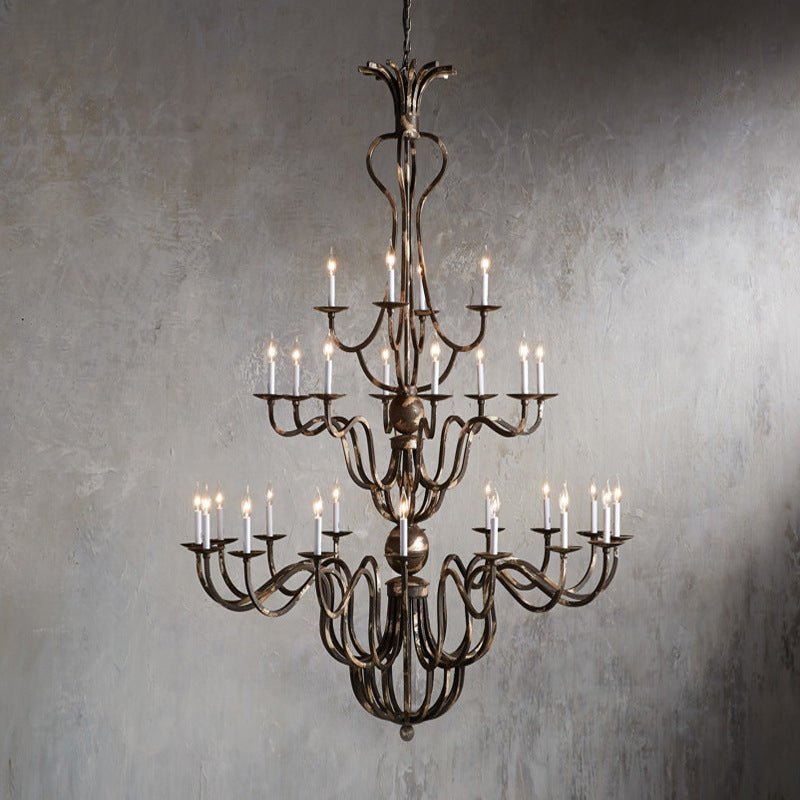 Bolt Vintage Industrial Luxury Bronze Chandelier