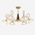 Aurora Glass Petal Chandelier