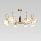 Aurora Glass Petal Chandelier