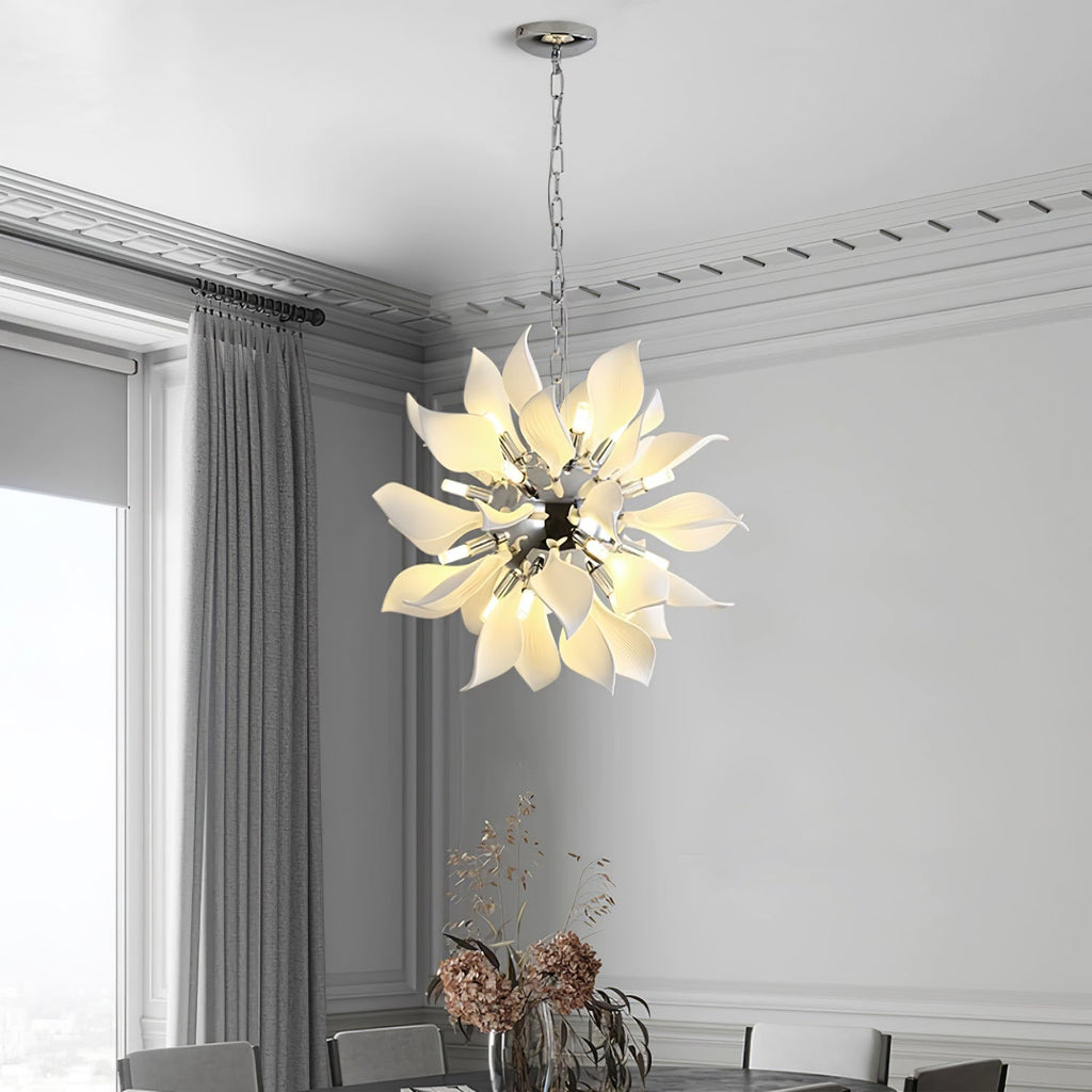 Lustra Pendant Lamp Ceramic Petals Blooming