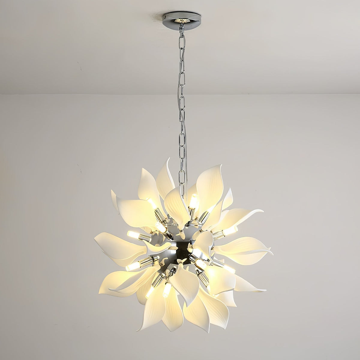 Lustra Pendant Lamp Ceramic Petals Blooming