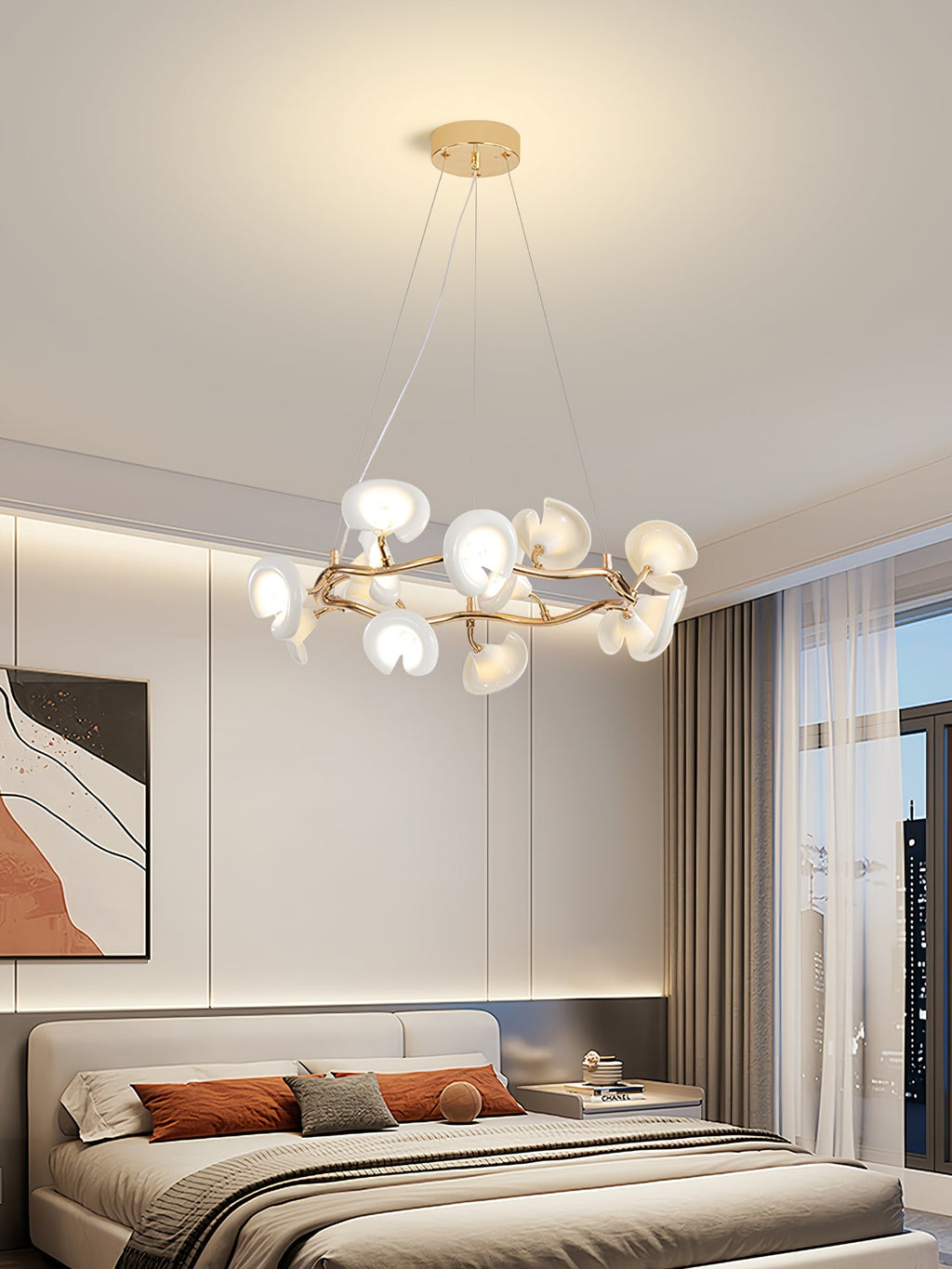 Aurora Chandelier Blossom Branch Elegant