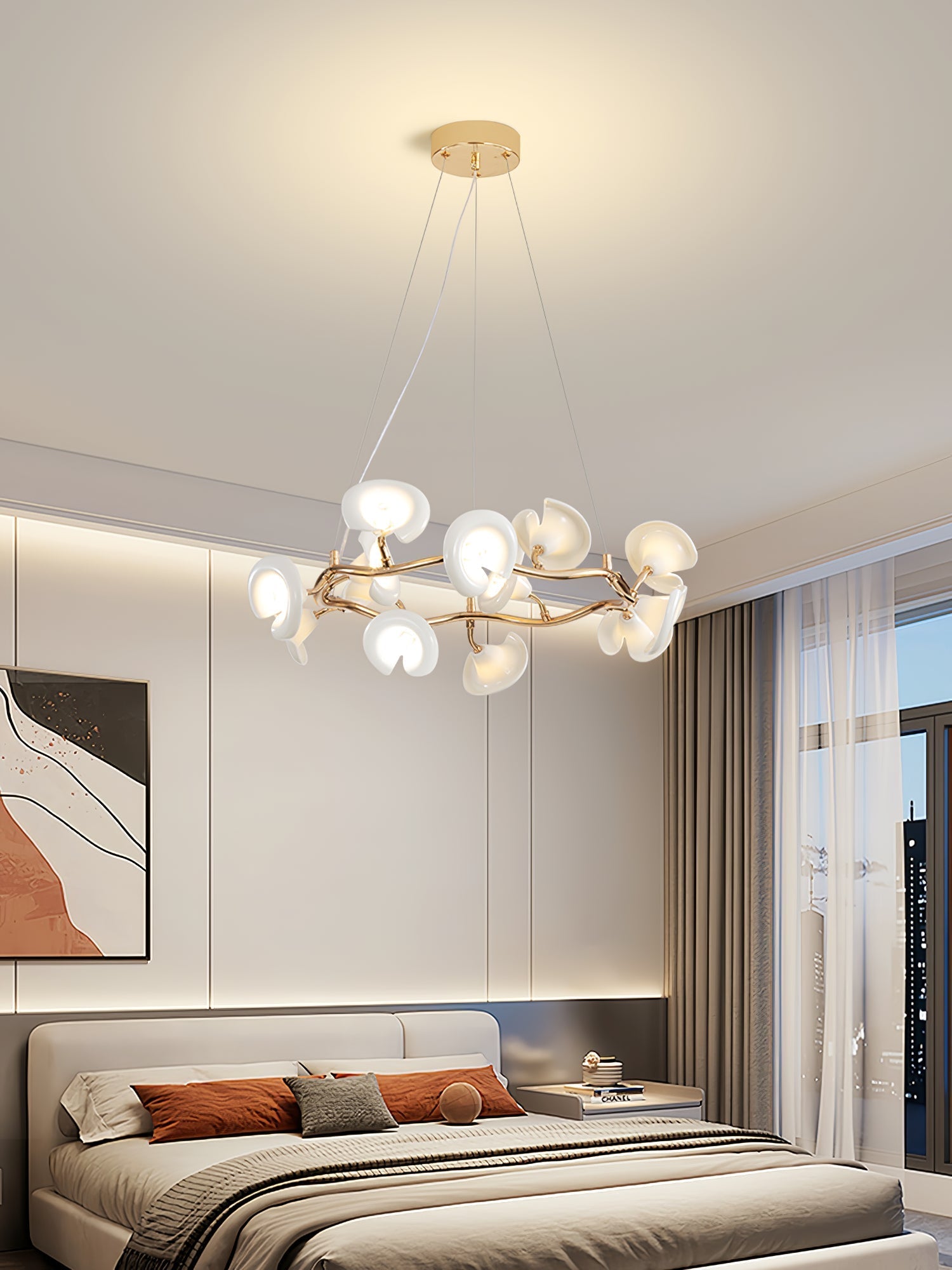 Aurora Chandelier Blossom Branch Elegant