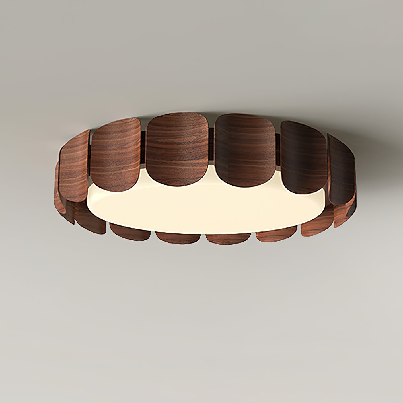 Ardura Walnut LED Ceiling Light