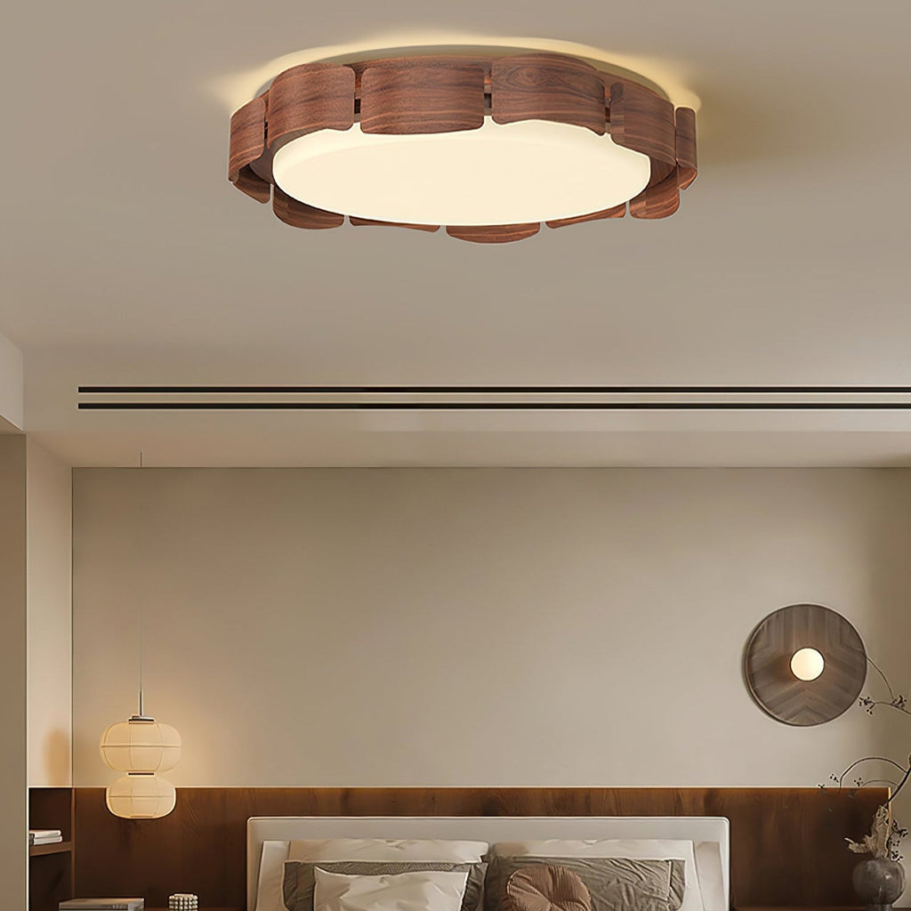 Ardura Walnut LED Ceiling Light