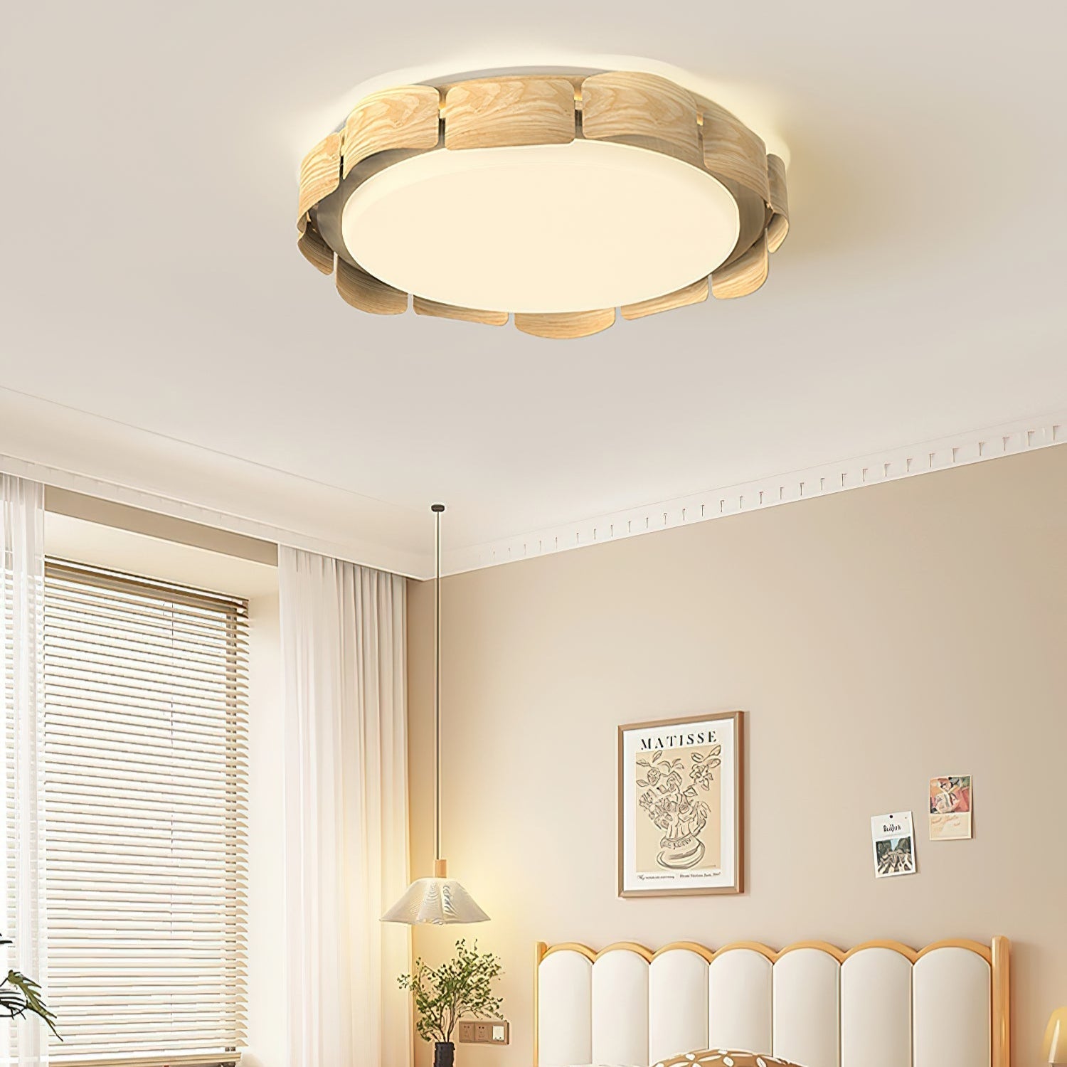 Ardura Walnut LED Ceiling Light