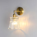 Lustra Wall Lamp Flared Crystal Classic