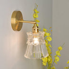 Lustra Wall Lamp Flared Crystal Classic