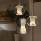 Allirila Modern Minimalist Alabaster Glass Pendant Lamp