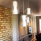 Allirila Modern Minimalist Alabaster Glass Pendant Lamp