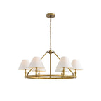 Lymara Vintage Industrial Robert Fabric Chandelier