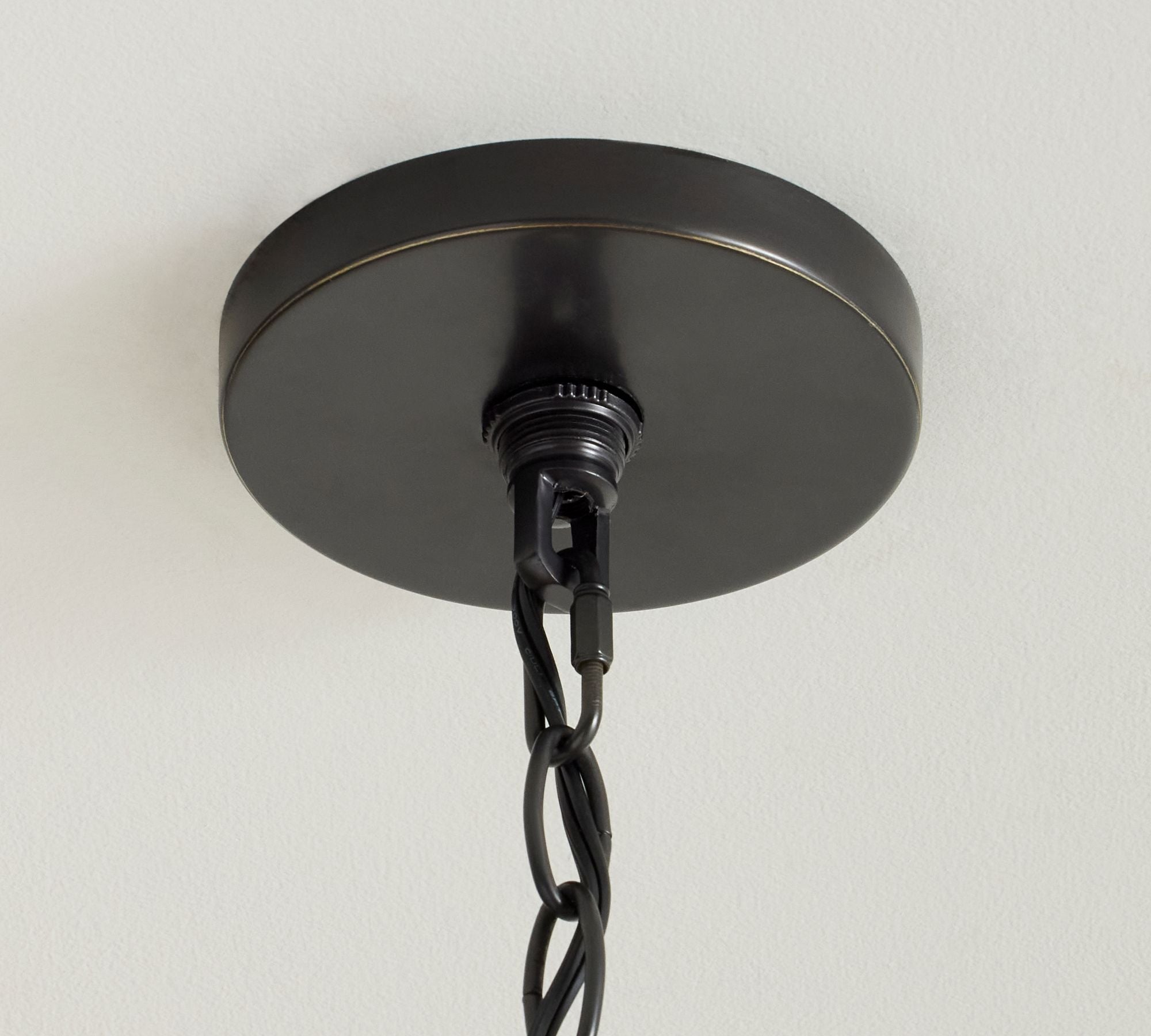 Lymara Vintage Industrial Robert Fabric Chandelier