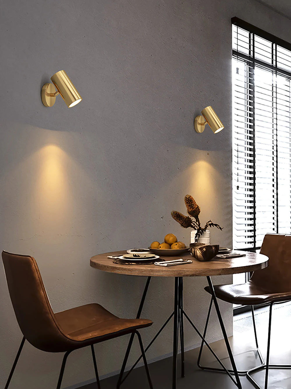 Frost Modern Minimalist Brass Sconce Wall Lamp