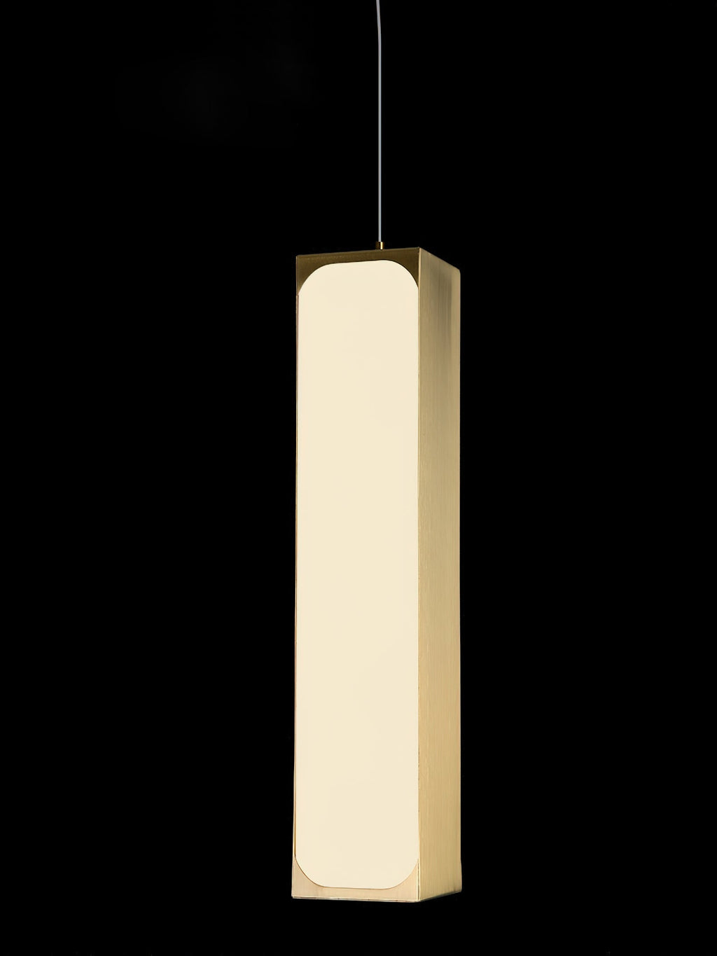Gleam Modern Minimalist Brass Alabaster Pendant Light