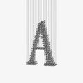 Arsilus Charcoal Stone Cascade Chandeliers  A