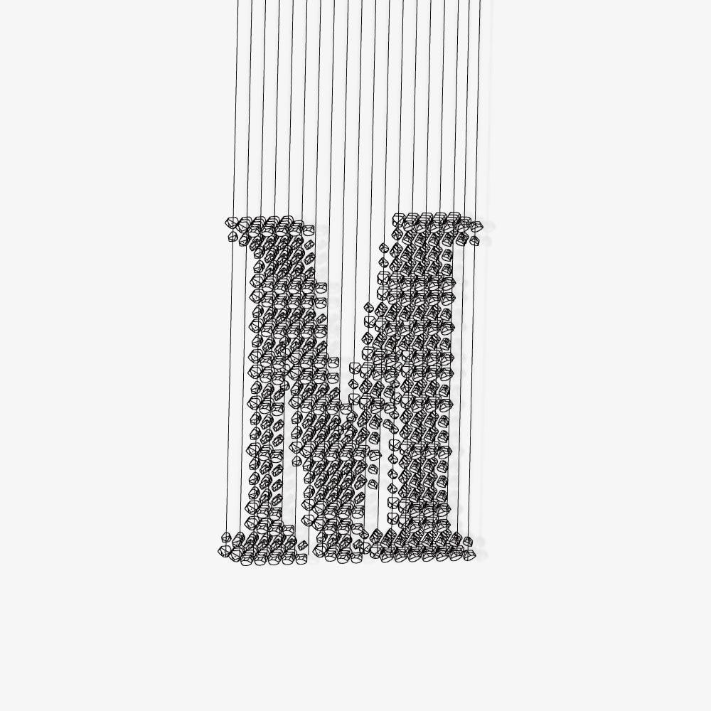 Arsilus Charcoal Stone Cascade Chandeliers M