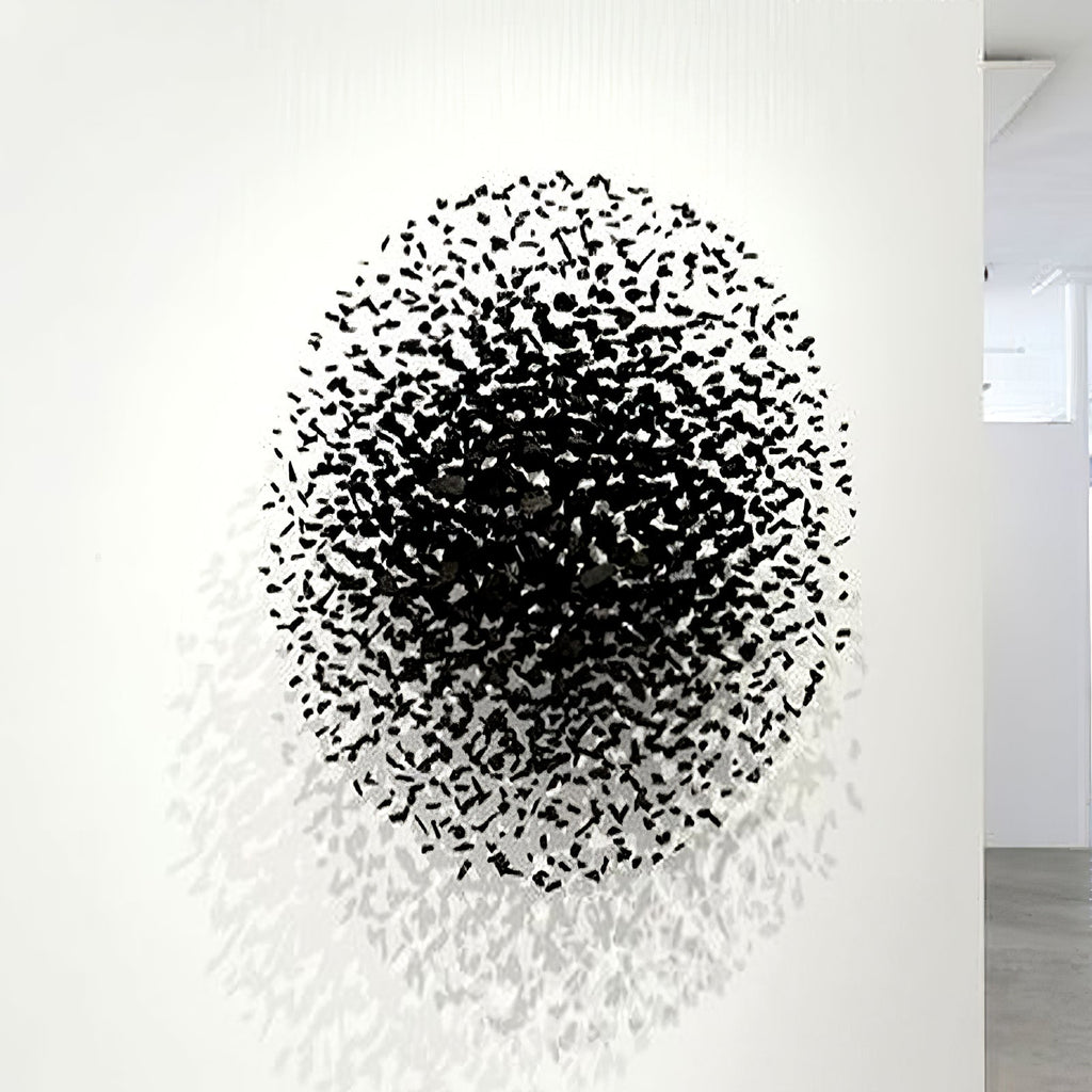 Arsilus Charcoal Stone Cascade Chandeliers for Artistic Space