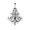 Blend Tiered Postmodern Luxury Crystal Chandelier