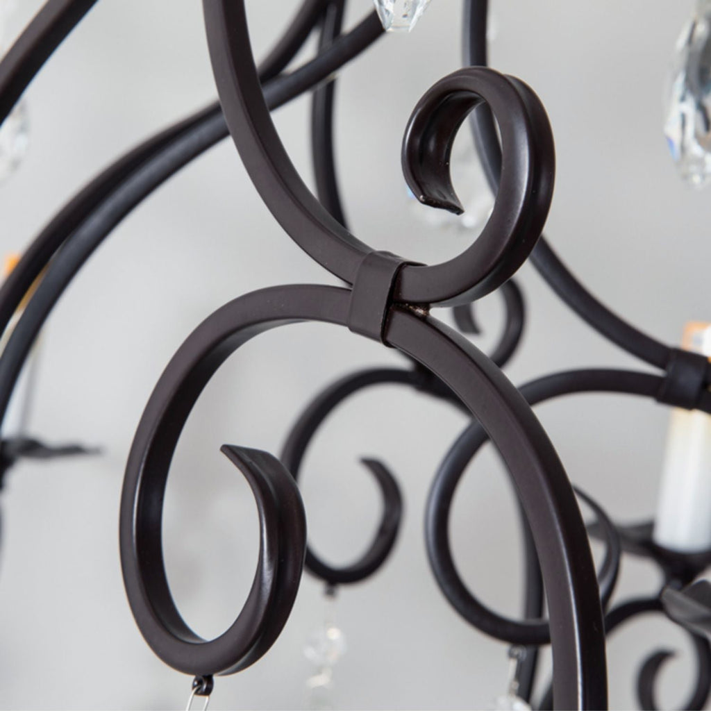 Blend Tiered Postmodern Luxury Crystal Chandelier