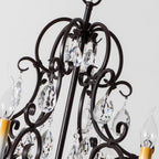 Blend Tiered Postmodern Luxury Crystal Chandelier