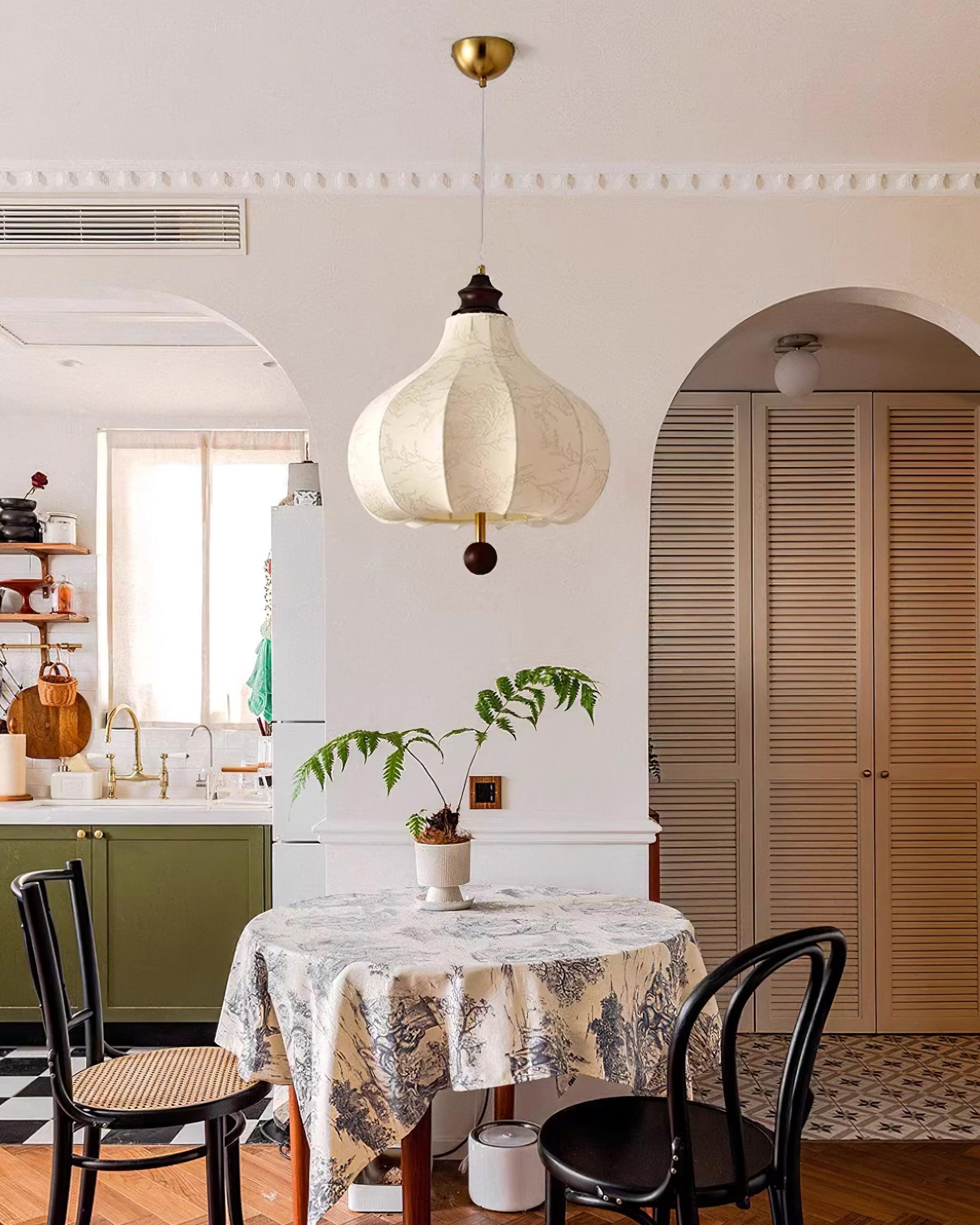 Lanterna   Fabric  Pendant Light