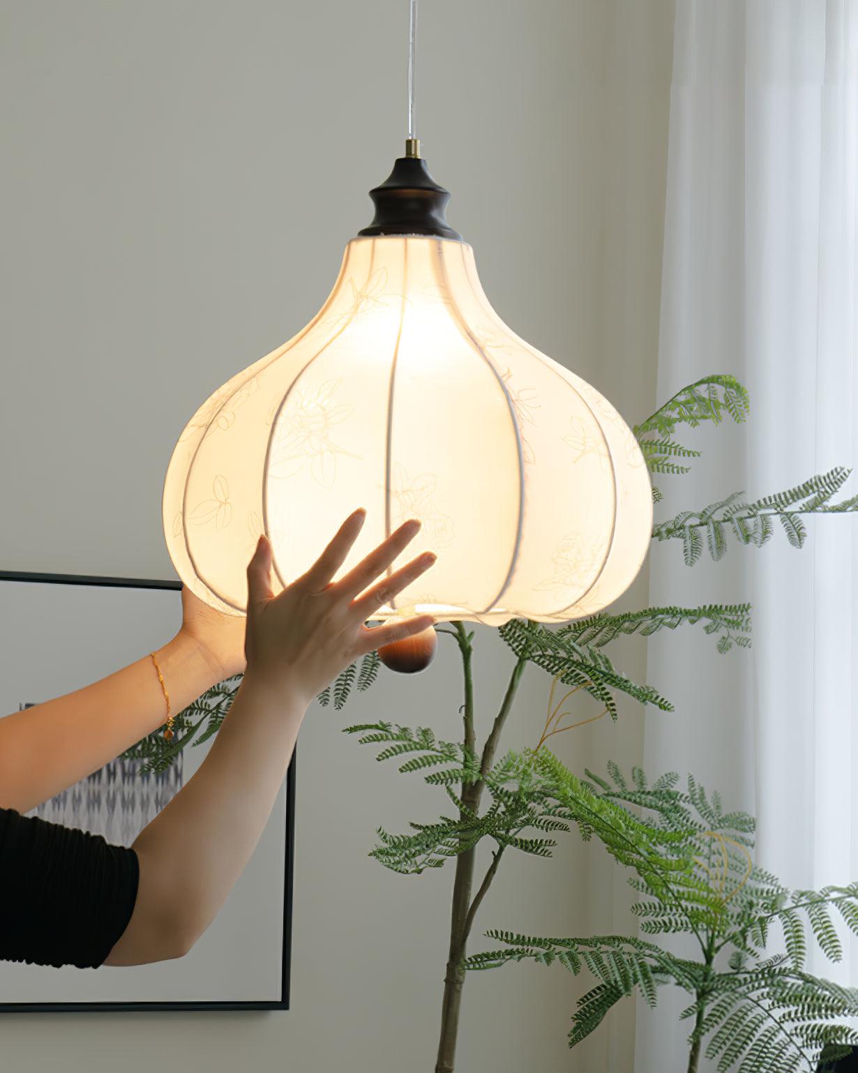 Lanterna   Fabric  Pendant Light