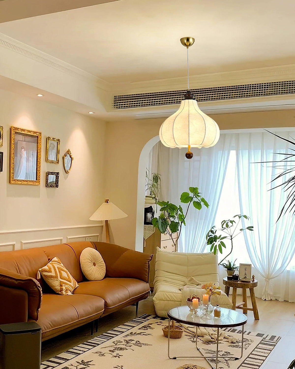 Lanterna   Fabric  Pendant Light