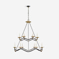 Juvin Two-Tier Candle Chandelier